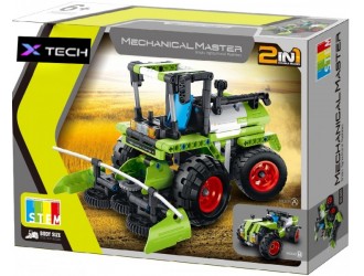 XTech Bricks: 2in1, Combine harvester & Pick up Truck, 336pcs