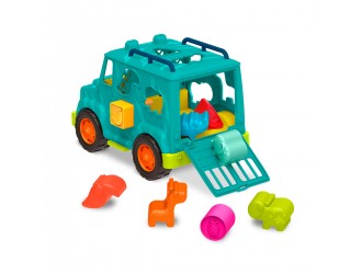 Set de joaca Camion Safari Sorter azuriu Battat