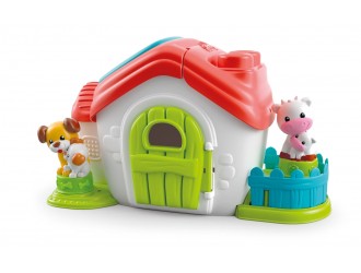 Set Casuta cu blocuri moi si figurine CLEMMY 17662