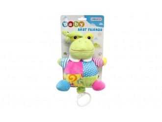 Jucarie de plus muzicala Animale Urs/Broasca 18CM UNIKATOY