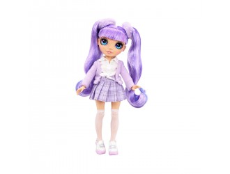 Papusa Rainbow High seria "Junior" - Violet Willow 23 cm (cu accesorii)