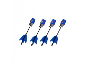 Set de joaca Arc cu 4 sageti albastru seria Hyper Strike