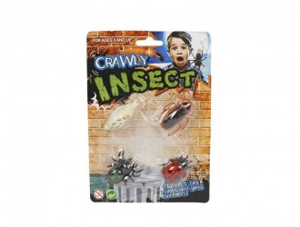 Set 4 insecte care merg pe fereastra 4cm Jungle Expedition