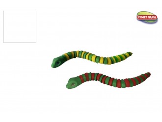 Jucarie Sarpe curcubeu fidget 30cm