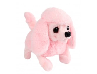 Pudel roz interactiv 15,5cm