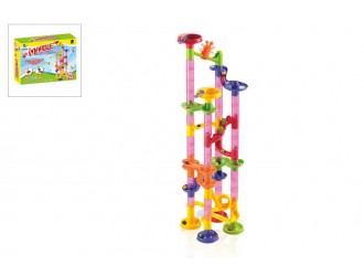 Joc pista Marble racing track deluxe 80 elemente