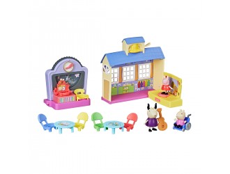 Set de joaca Peppa Pig Scoala Peppei, 3 figurine, cu sunete