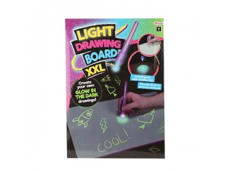 Set de desen fosforescent A3 cu pix invizibil