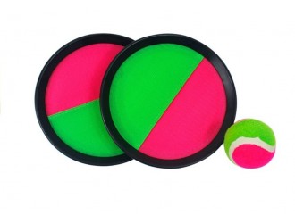 Set de joaca cu velcro Arunca si prinde mingea