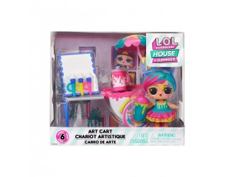 Set papusa L.O.L. Surprise! seria House of Surprises - Art Cart