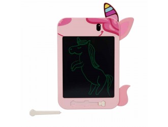 Tableta digitala 27cm pentru scris si desenat cu ecran LCD roz
