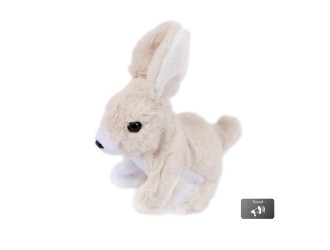 Iepuras interactiv bej 15.5cm