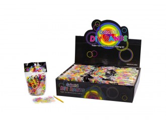 Set elastice multicolore 600 buc. pentru bratari Loom Bands