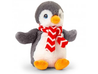 Jucarie de plus Pinguin cu fular 25cm Keeleco