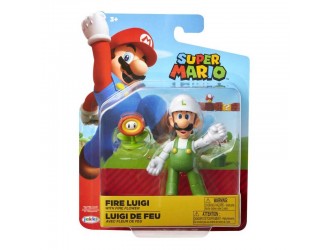 FIGURINA FIRE LUIGI - MARIO NINTENDO 10 CM W22