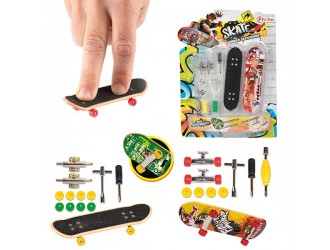Set 2 finger skateboard cu piese de rezerva, diverse modele