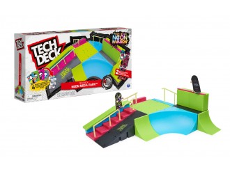 Set cu 2 mini sketboard-uri Tech Deck Neon Mega Park 41660