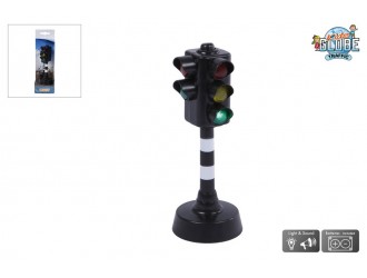 Semafor de jucarie pentru copii Kids Globe, lumini si sunet