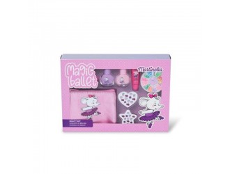 Set cadou produse cosmetice cu borseta Magic Ballet Nails & Case Martinelia