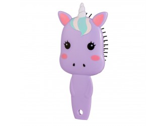 Perie de par pentru copii mov Sweet Dreams Unicorn Martinelia 3014w