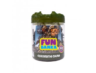 Set cu mini figurine soldati Trupele Terestre Fun Banka 41 el.