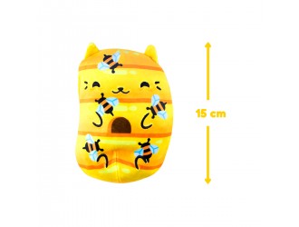 Jucarie de plus Pisica/Castravete seria Chonk Gold 15cm Cats Vs Pickles