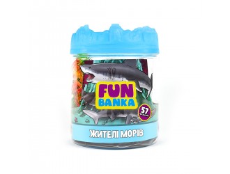 Set cu mini figurine Animale Marine Fun Banka 57 el.