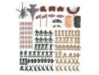 Set cu mini figurine Fortele Terestre Fun Banka 100 el.