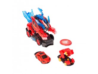 Set masina-transformer Screechers Wild! S4 L3 Wildfire Lion PREMIUM