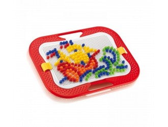 Mozaic cu suport portabil Fantacolor Handbag 300 el. Quercetti