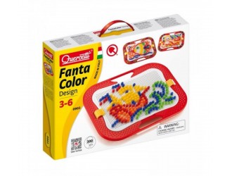Mozaic cu suport portabil Fantacolor Handbag 300 el. Quercetti