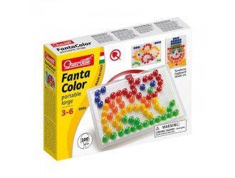 Mozaic cu suport portabil Fantacolor Portable 100 el. Quercetti