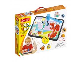Joc creativ cu ciocan si cuie Tap Tap Animals Quercetti
