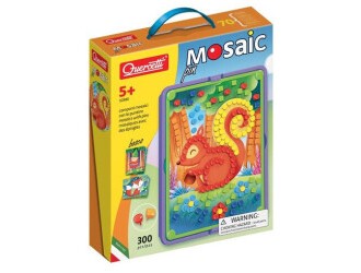 Mozaic cu suport Pin Woodland 8 planse 300 el. Quercetti