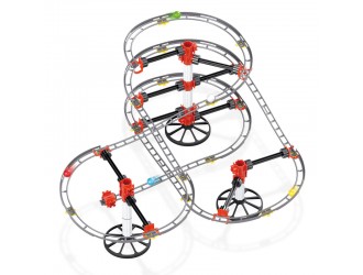 Set de joaca Traseu Roller Coaster Skyrail Starter Set 94 el. Quercetti