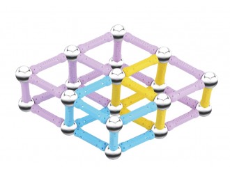 Set de constructie magnetic 75 elemente Blocki