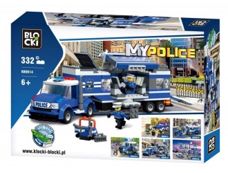 Set de constructie Sectie mobila de politie Blocki MyPolice