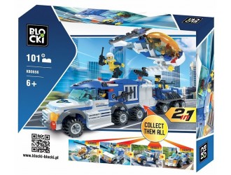 Set de constructie 2in1 Masina 101 el. Blocki MyPolice