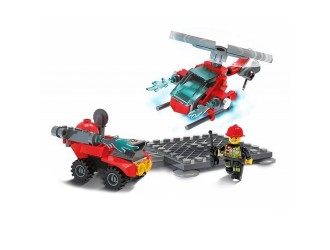 Set de constructie 2in1 Pompieri 87 el. Blocki MyFireBrigade