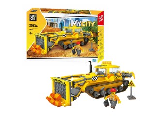 Set de constructie Buldozer 250 el. Blocki My City