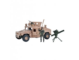 Set de joaca Elite Force Masina Blindata Humvee M1114 cu figurina si accesorii