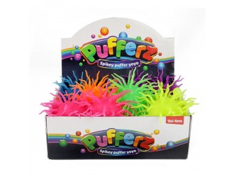 Jucarie elastica cu tepi moi Spikey-12cm Pufferz diverse culori
