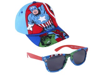 Set Chipiu si Ochelari de soare cu protectie UV Avengers Hulk