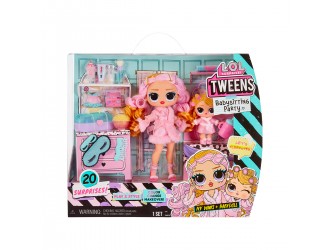 Set cu papusa si figurina L.O.L. Surprise! seria Tweens&Tots -Ivy Winks + Babydoll
