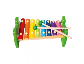 Jucarie Xilofon Broasca cu 8 note muzicale