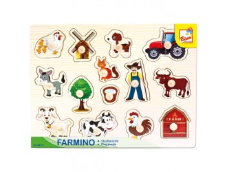 Puzzle din lemn Ferma