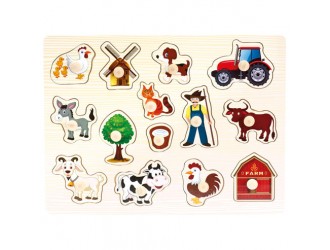 Puzzle din lemn Ferma