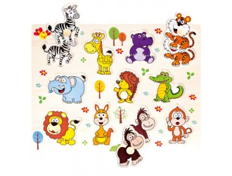 Puzzle din lemn Safari