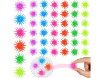 Set mingi lipicioase care se tarasc pe geam Mini Puffer Ball 2cm