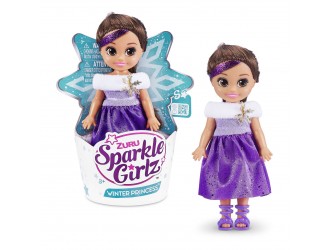 Papusica 12cm, Winter Princess Cupcake, Sparkle Girlz, Zuru